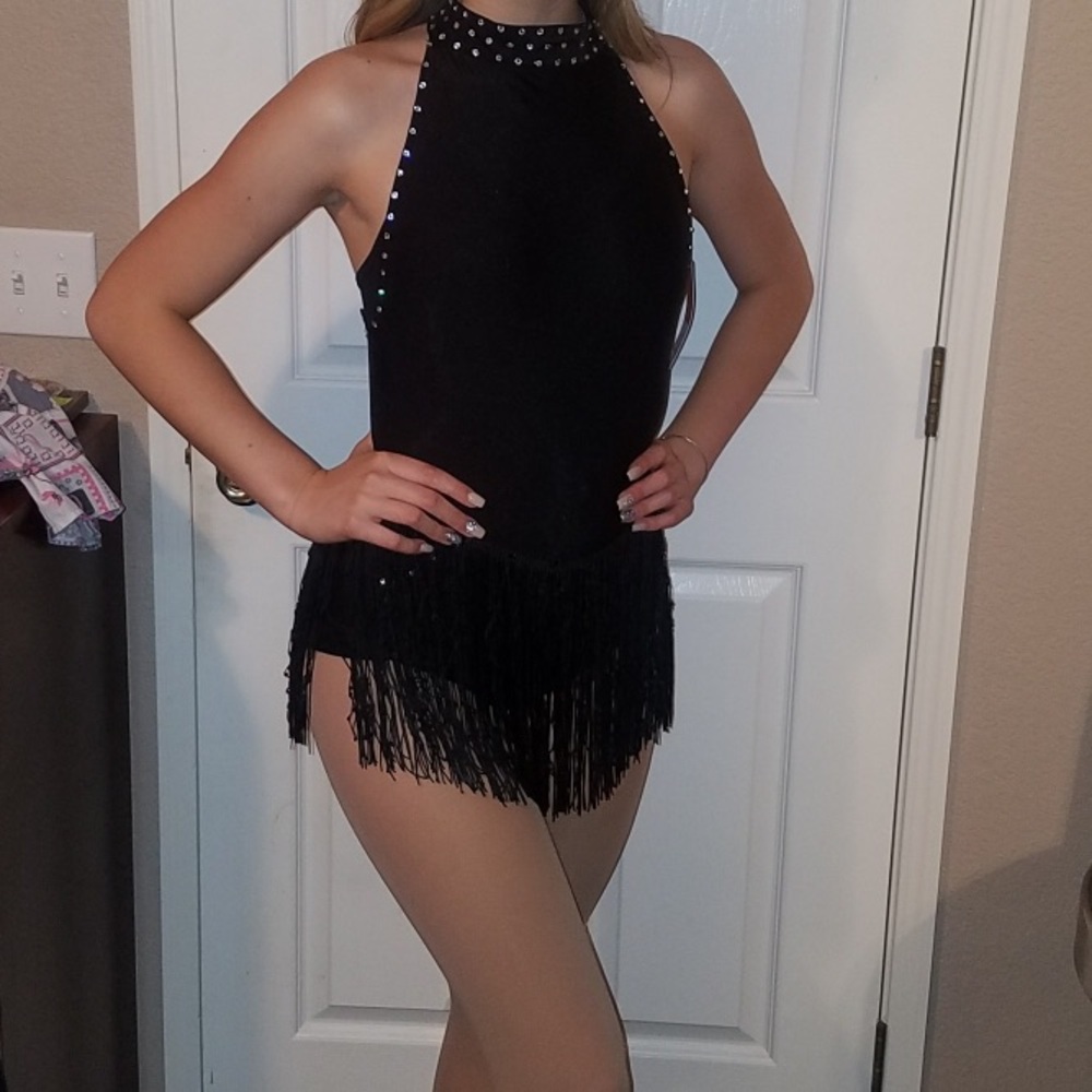 One piece Jazz dance or talent costume